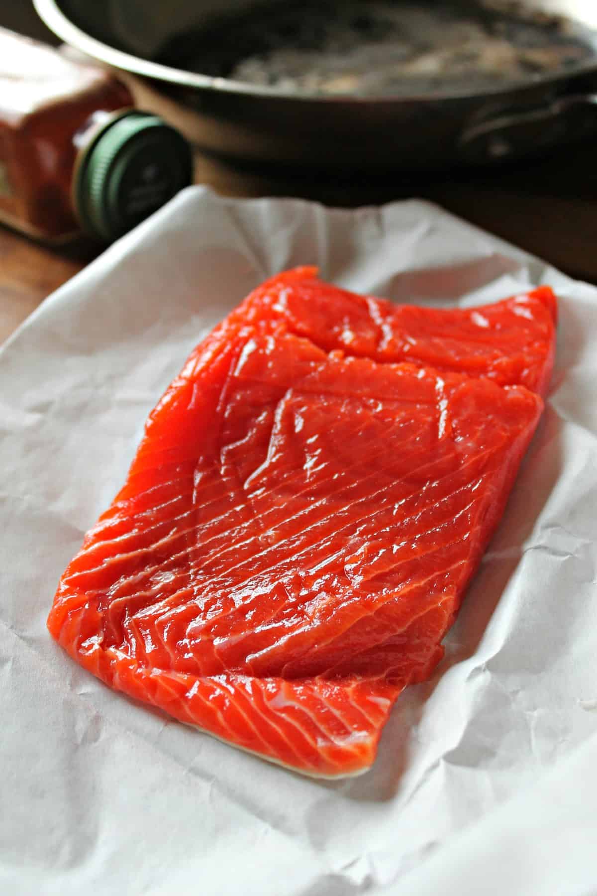Smoky Salmon Bagel Burger with GarlicDill Schmear