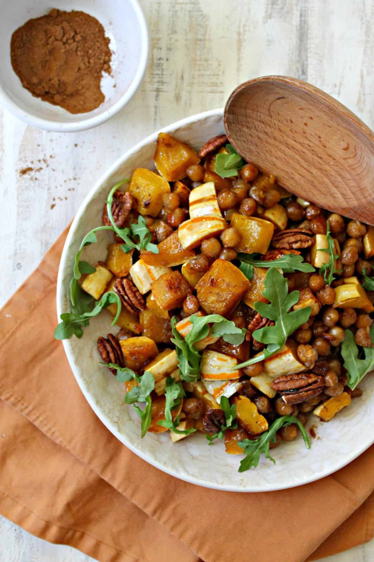 PumpkinSpiced Delicata Squash & Chickpea Salad The Kitchen Prep Blog