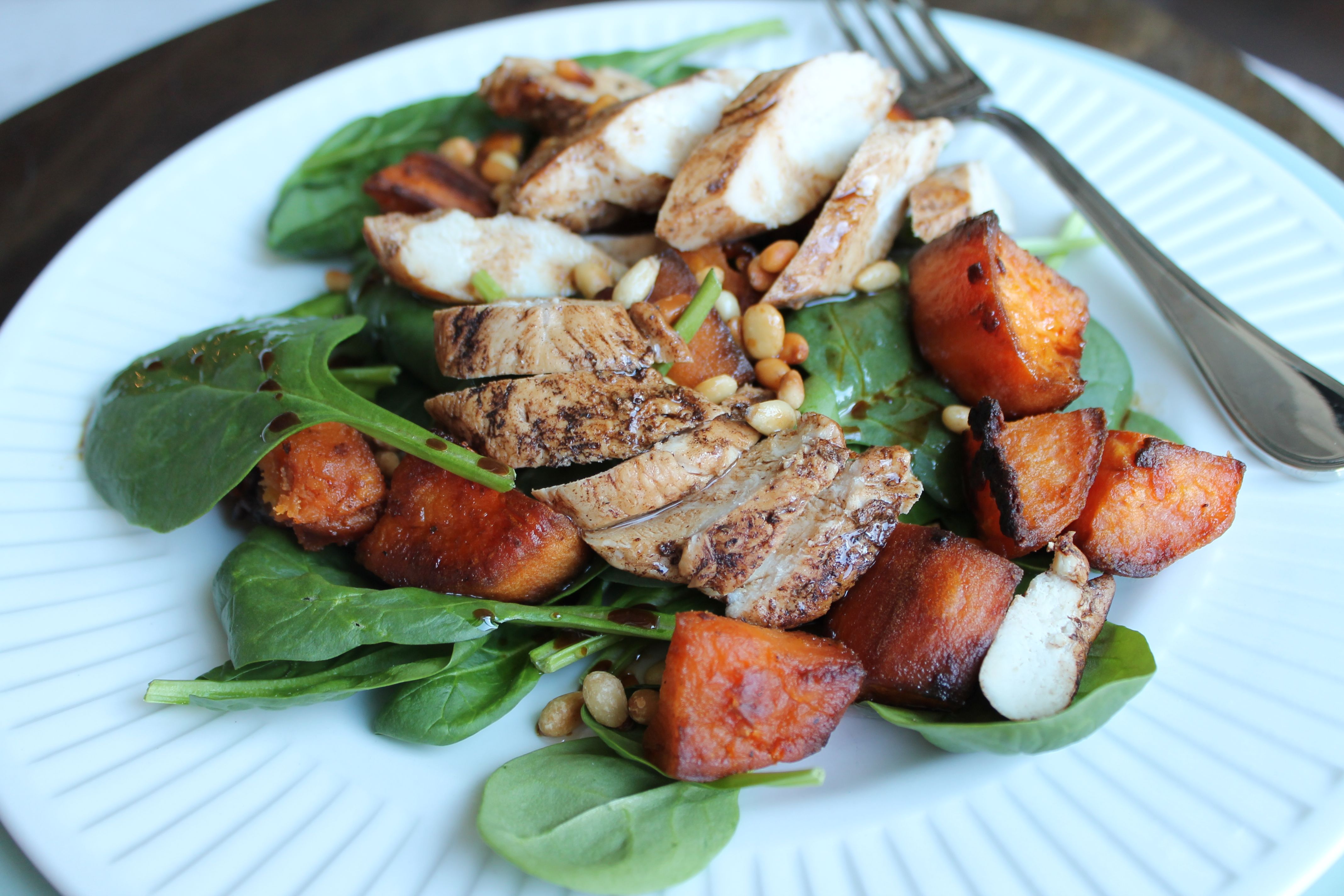 Balsamic Chicken and Sweet Potato Salad thekittchen