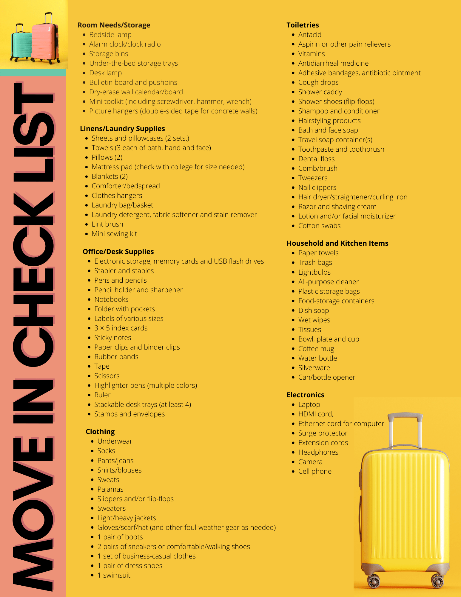 Packing w/ Purpose College Bound Suitcase Donation Drive The Knighten