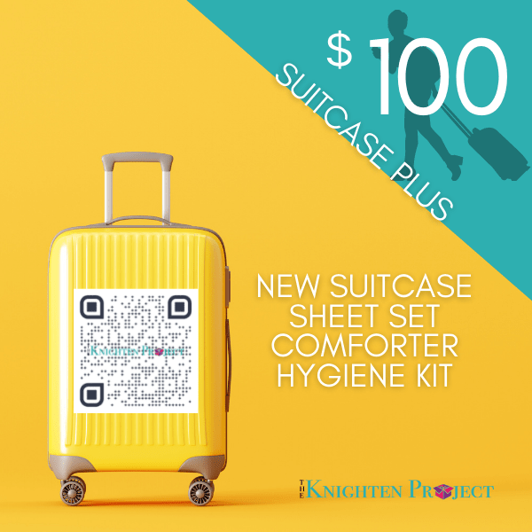 Packing with Purpose Suitcase Donation 2022 The Knighten Project