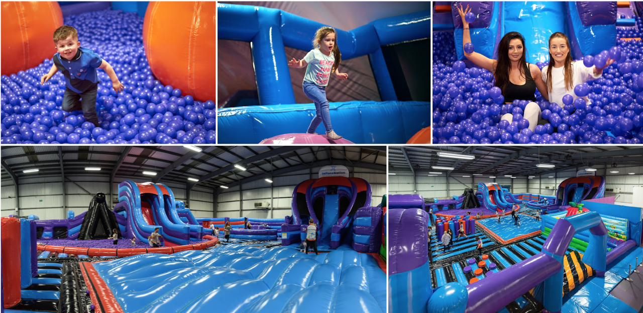 InflataNation Peterborough New Inflatable theme park The Knight Tribe