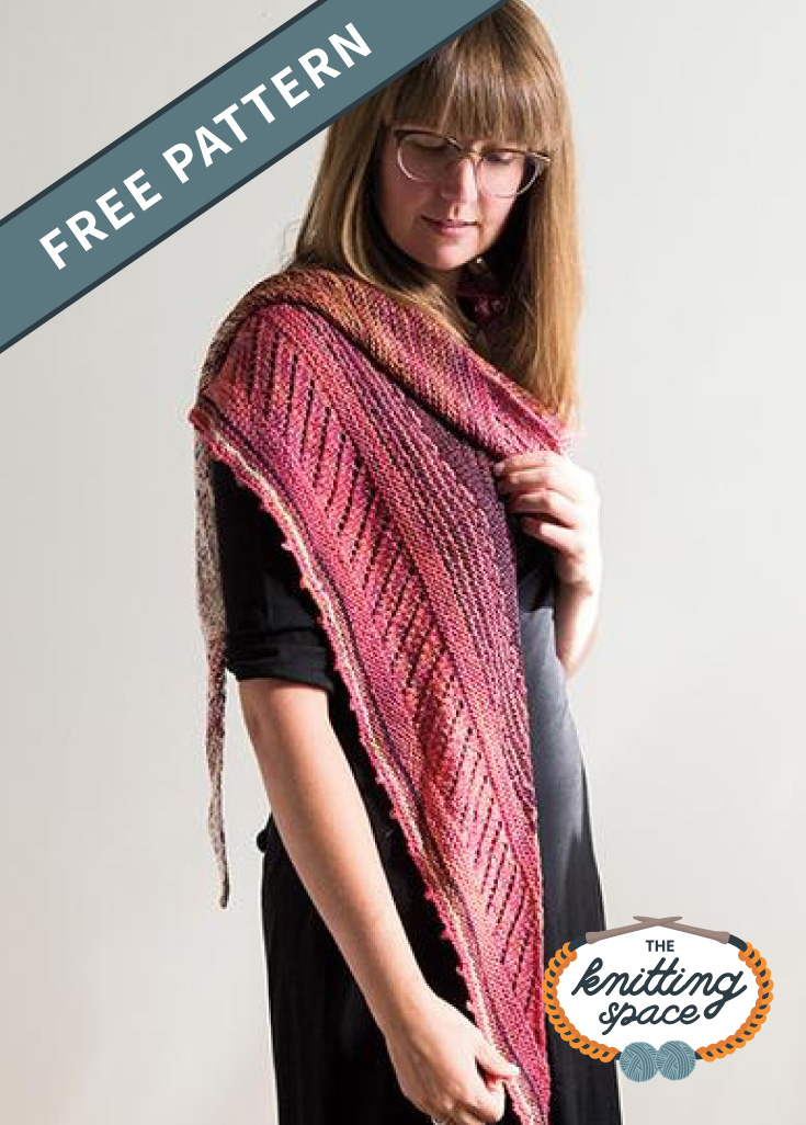Alluring Diffusion Knitted Shawl [FREE Knitting Pattern]
