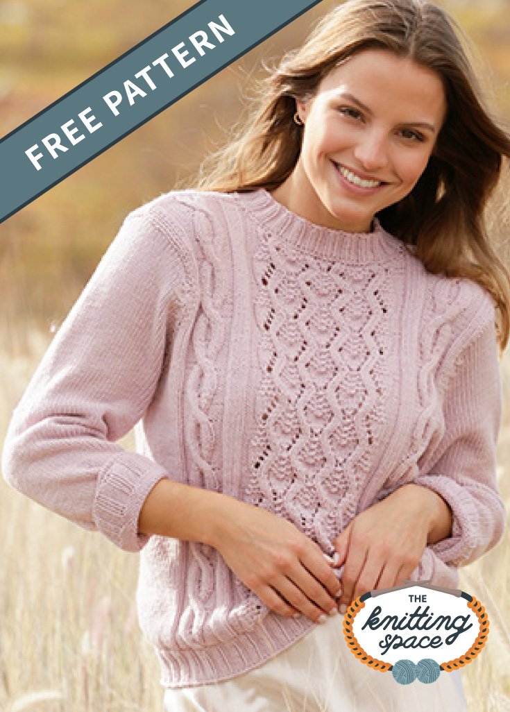 Summer's Waltz Knitted Sweater [FREE Knitting Pattern]