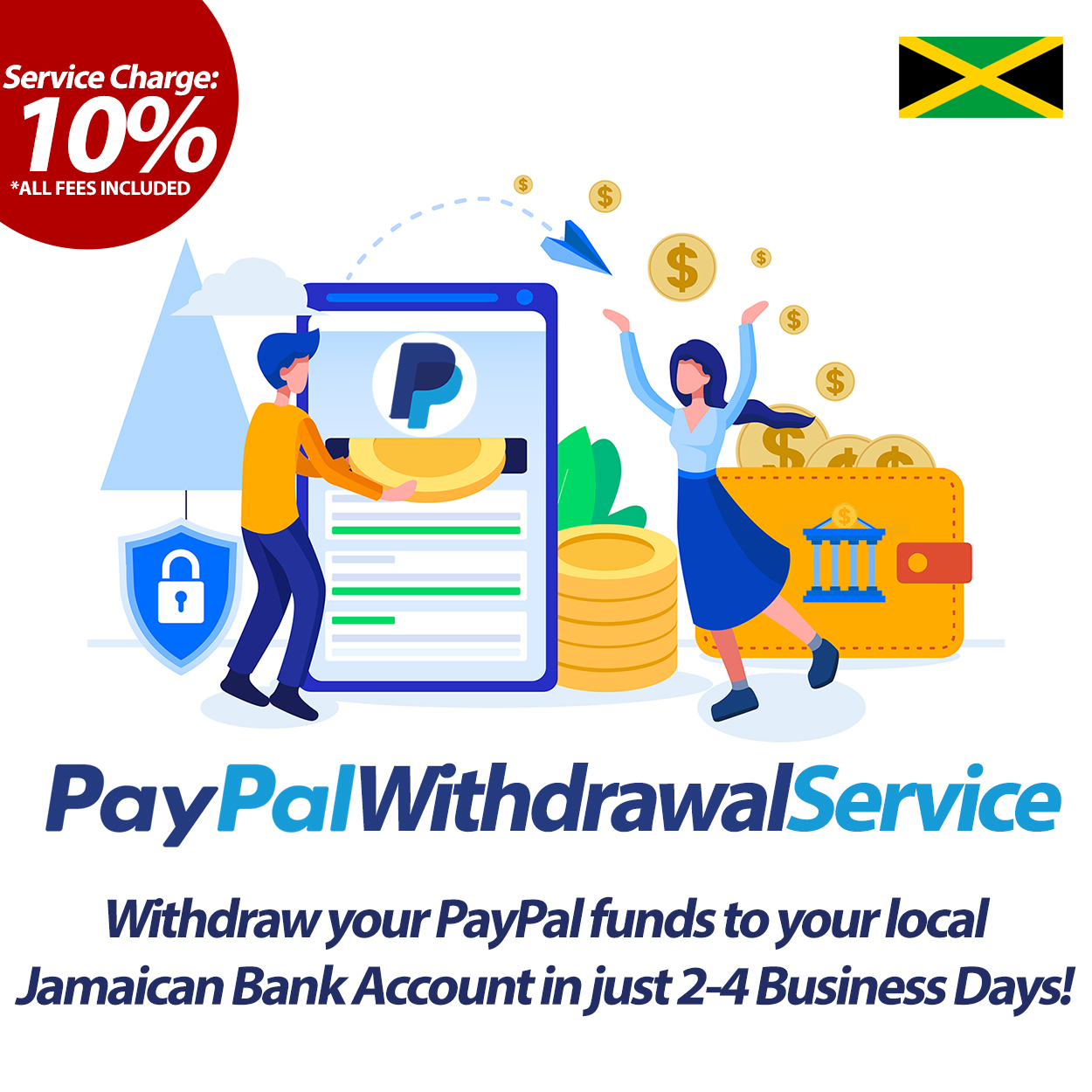 PayPal Withdrawal Service The K Studios Jamaica