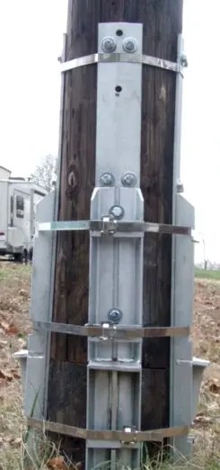 Utility Pole Repair made quick and easy with the GRS!