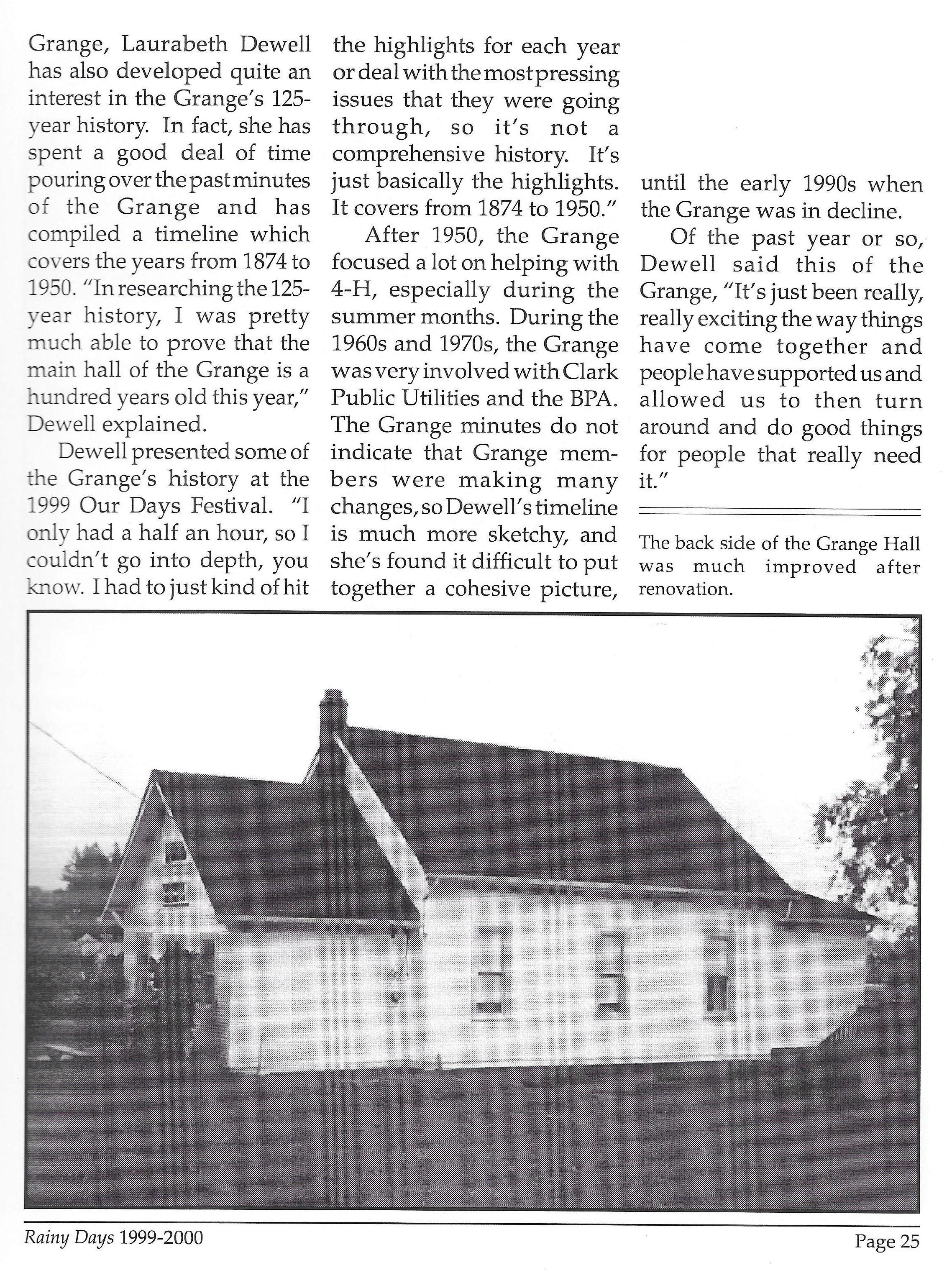 Grange La Center Historical Museum