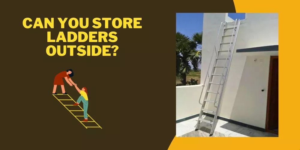 Can You Store Ladders Outside? (My Honest Guide)
