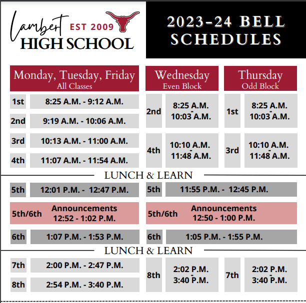 New Year New Longhorns Changes in Lambert High School The Lambert Post