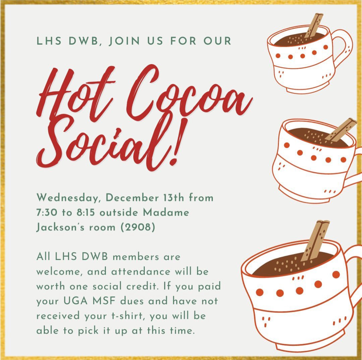 All About the Doctors Without Borders Club’s Hot Cocoa Social The