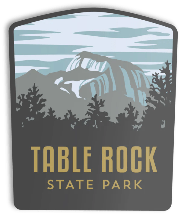 Table Rock State Park Sticker The Landmark Project