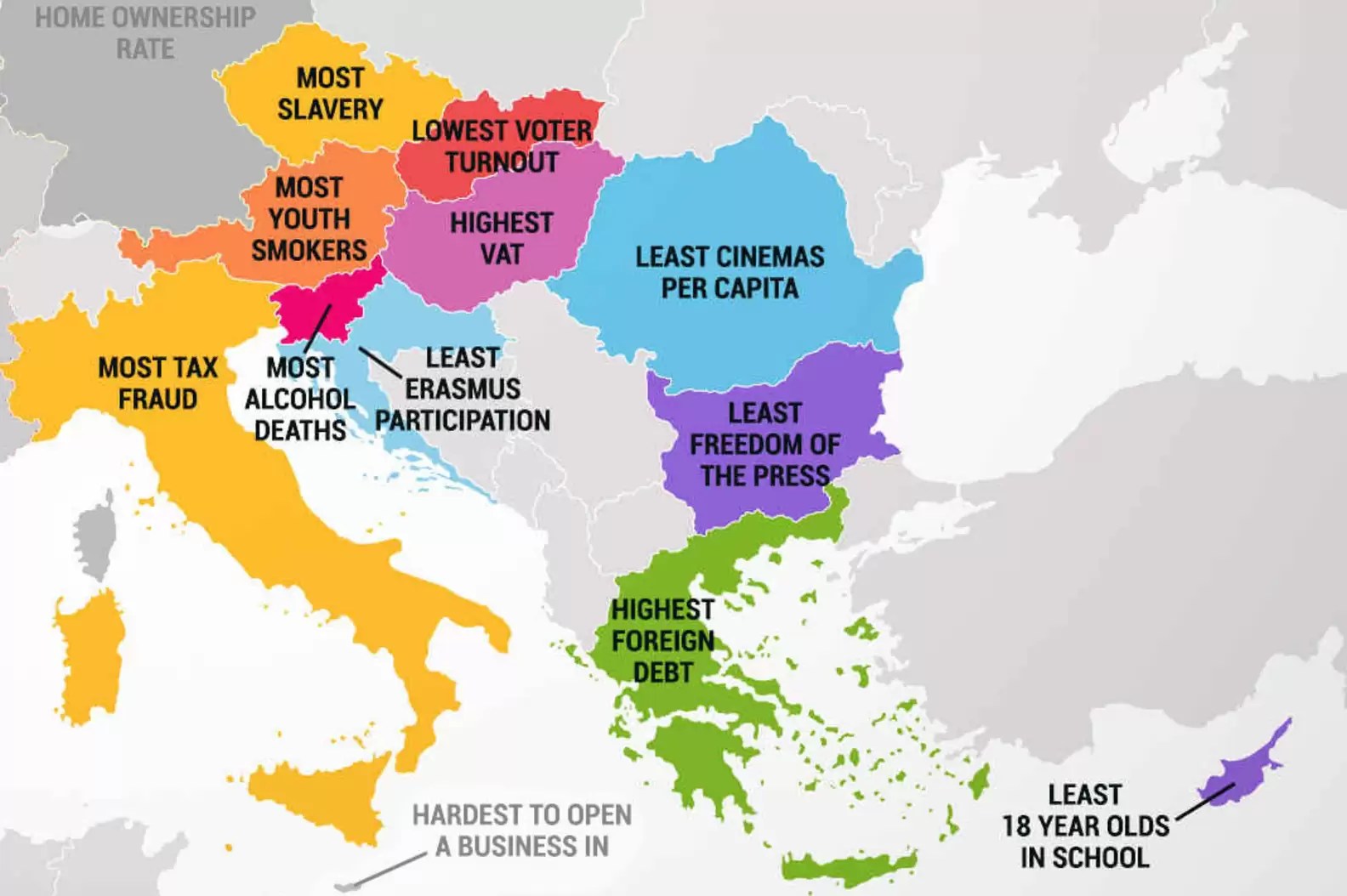 What Every European Country is the Worst at. The Language Nerds
