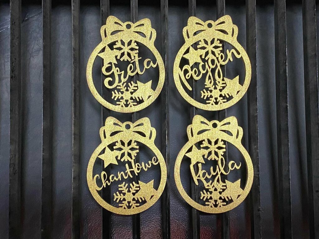 2023 Christmas Ornaments House Customize Customised Christmas Ornament The Laser Cut