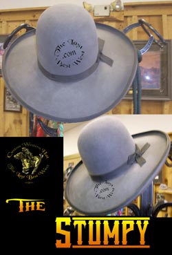 cowboy hat crown styles