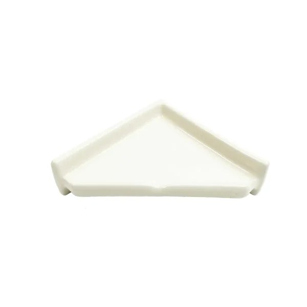 Daltile White Ceramic Corner Shelf Accessory from The Last Inventory
