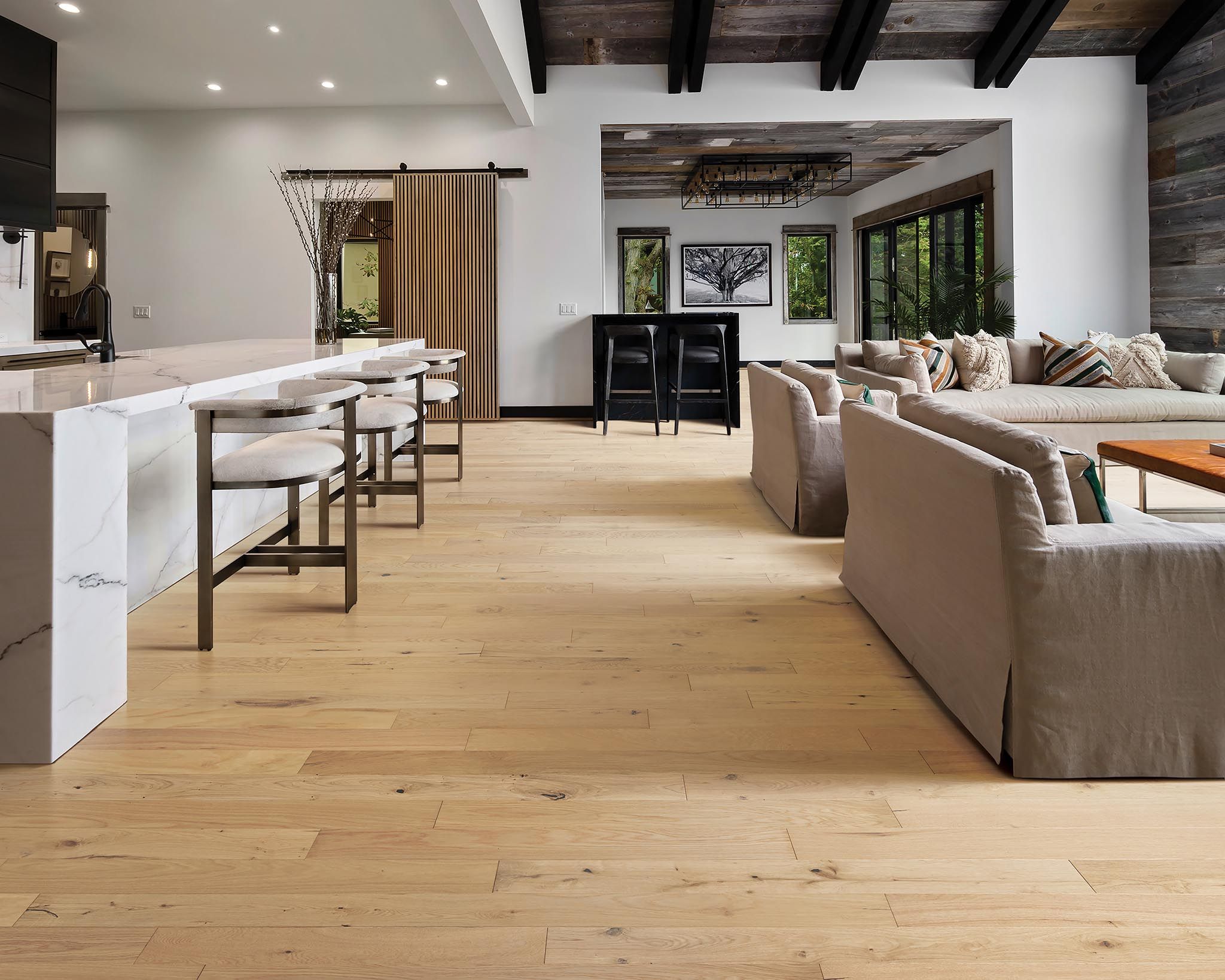 Mohawk TecWood Camden Isle Winter Wheat Engineered Wood Flooring The