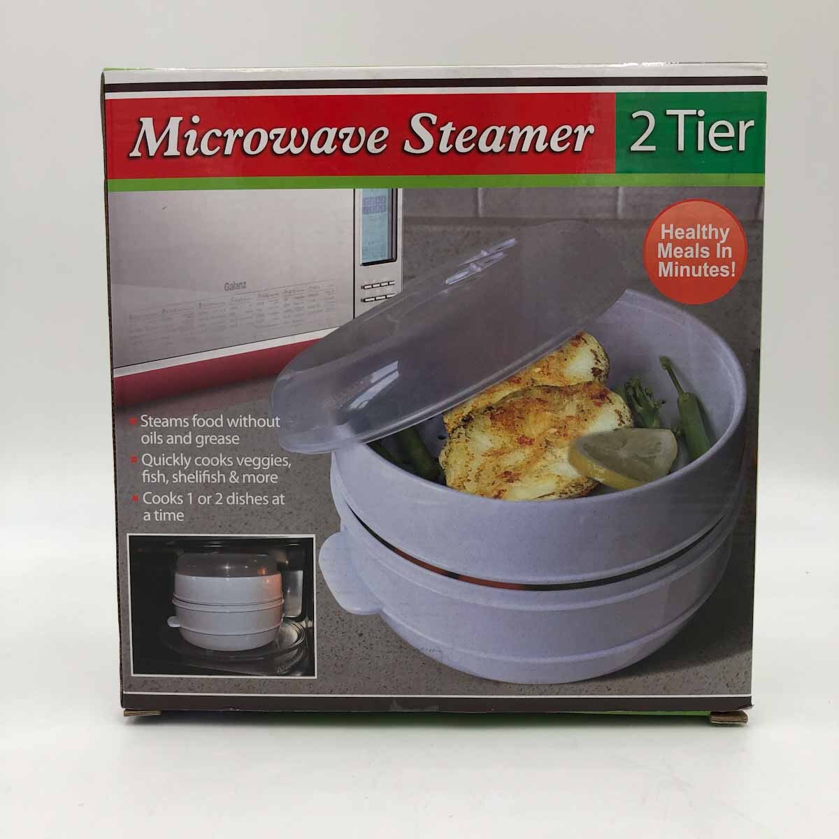Microwave Steamer 2 tier The Laughing Gull