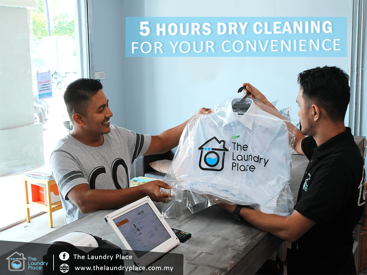 Just 5 HOURS! SAME Day Dry Cleaning for Your CONVENIENCE
