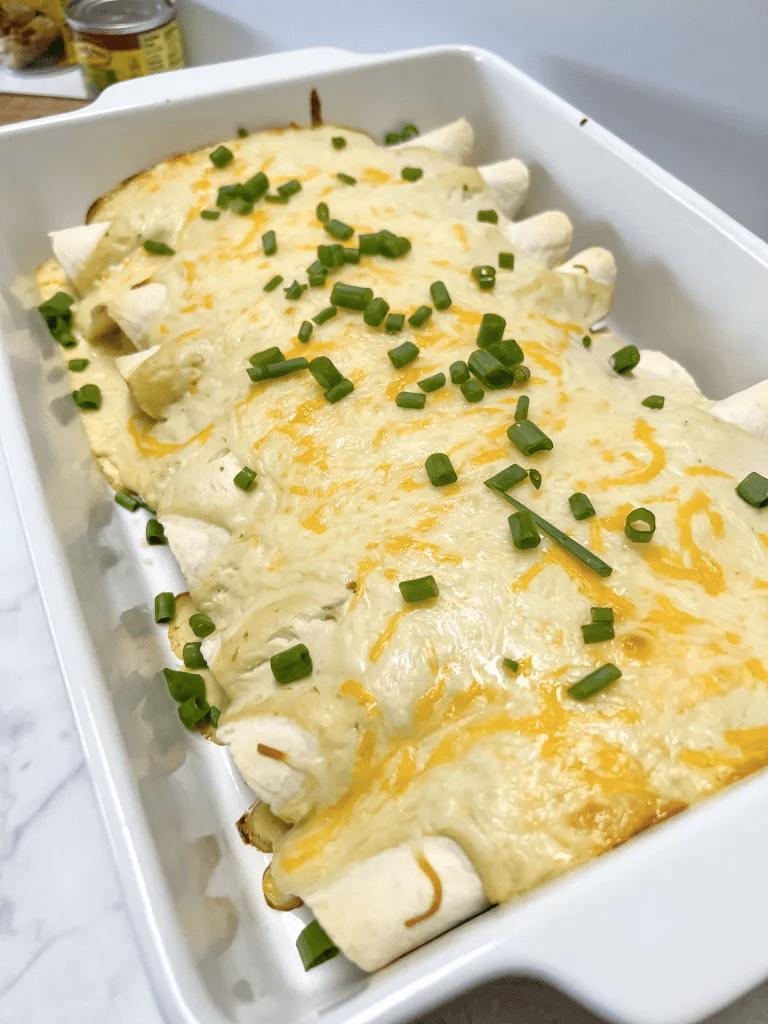Keto Green Chili Chicken Casserole Enchilada Recipe The Lazy K Kitchen