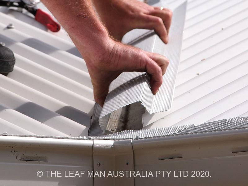 DIY Pack Stealth Valleys Gutter Guard The Leaf Man Gutter Guard