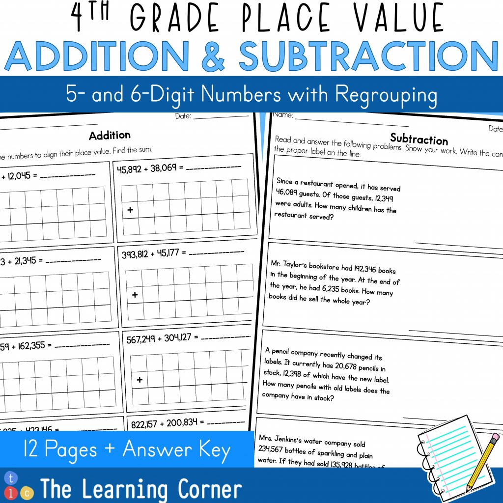 Addition with Regrouping - The Learning Corner