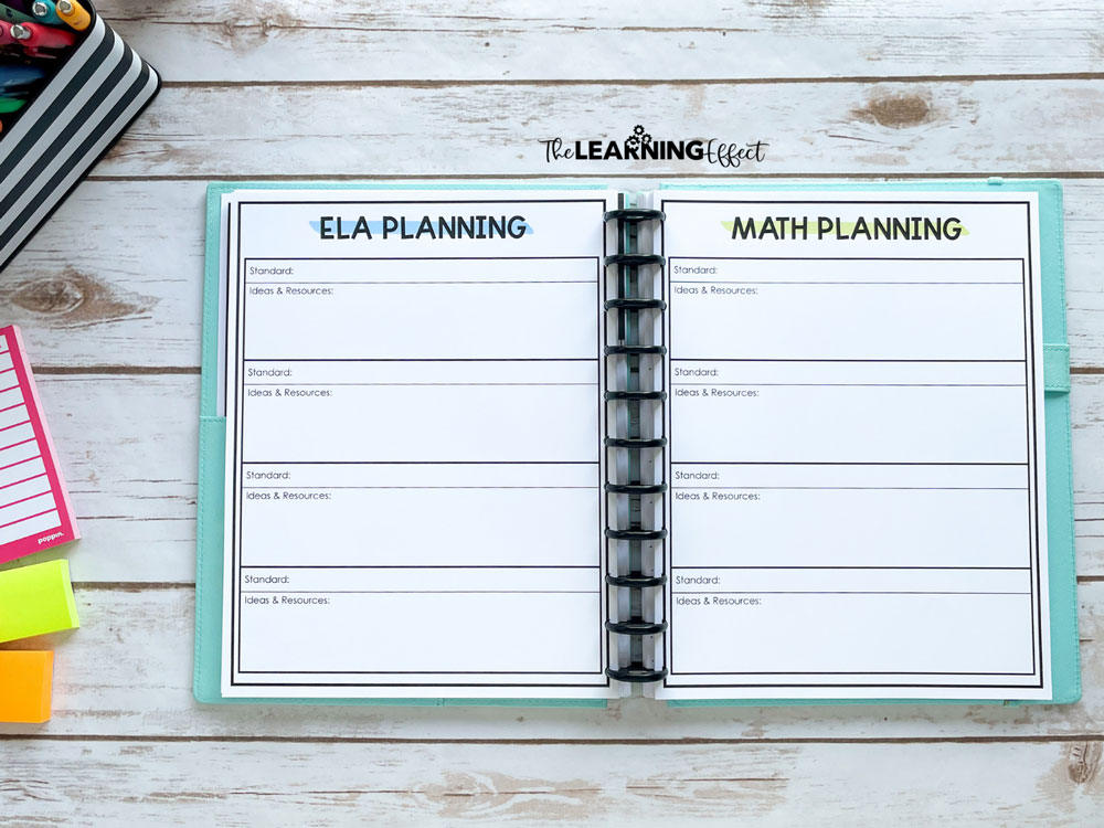 How to Customize and Set Up the Perfect DIY Teacher Planner