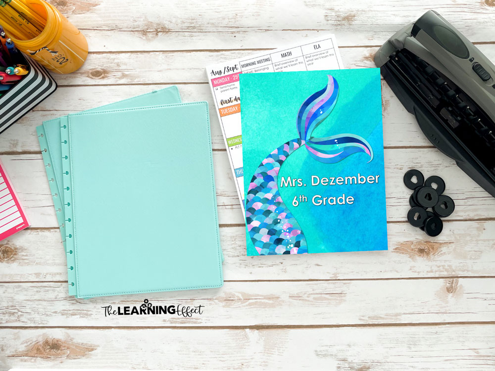 How to Customize and Set Up the Perfect DIY Teacher Planner