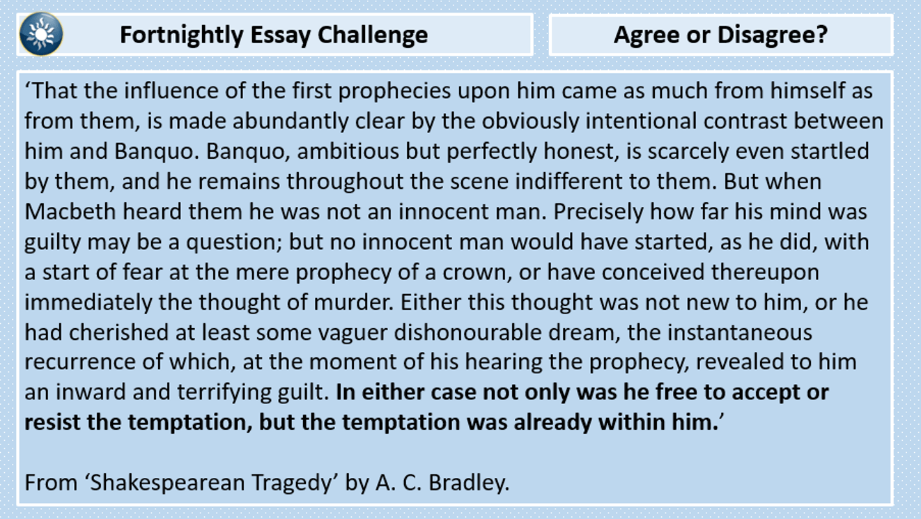 On our Fortnightly Essay Challenges The Learning Profession
