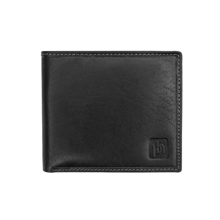 Lazio Leather Men's Wallet Black The Leather Mob