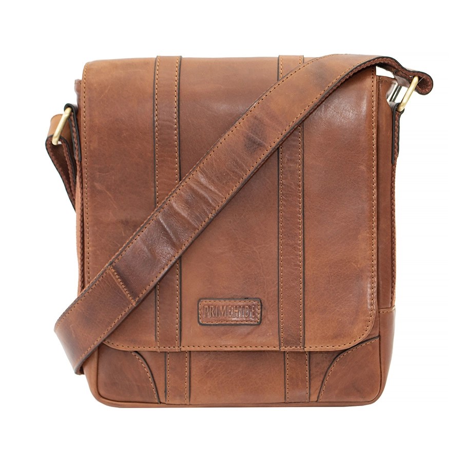 Ridgeback small messenger/flight bag BROWN The Leather Mob