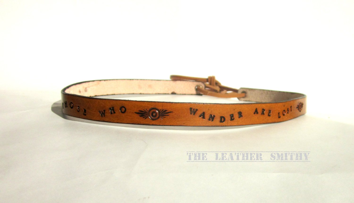 Personalized Leather Hat Band