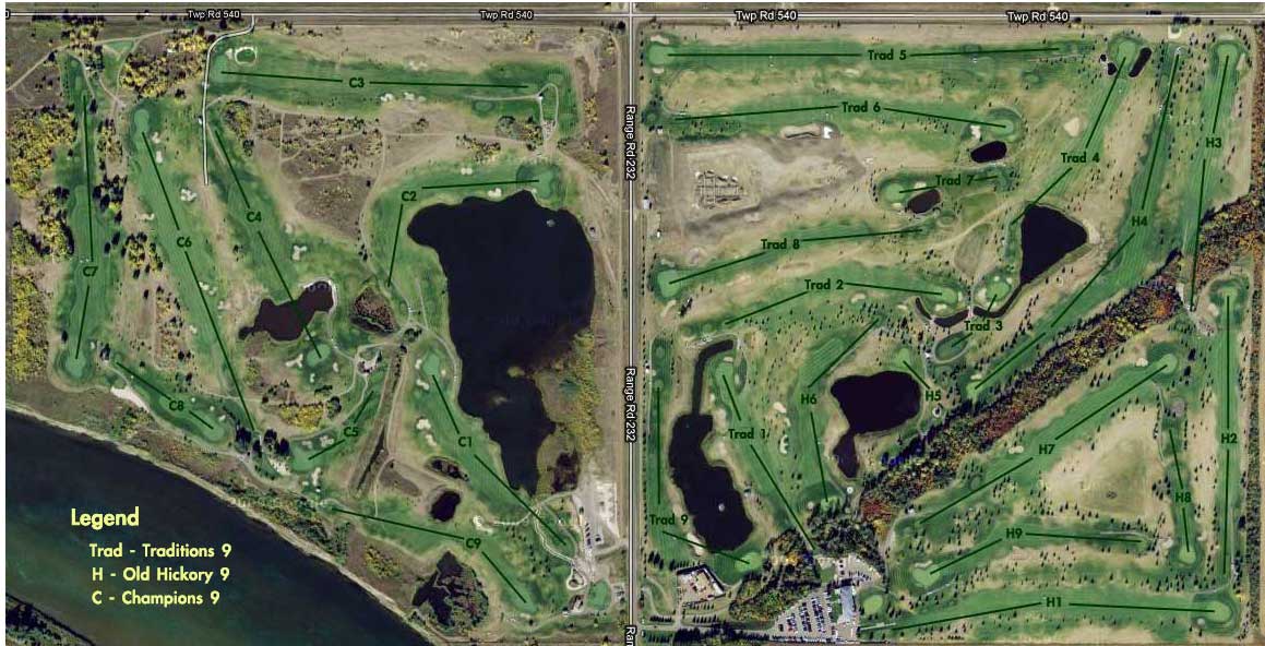 Golf Course Layout The Legends Golf and Country Club