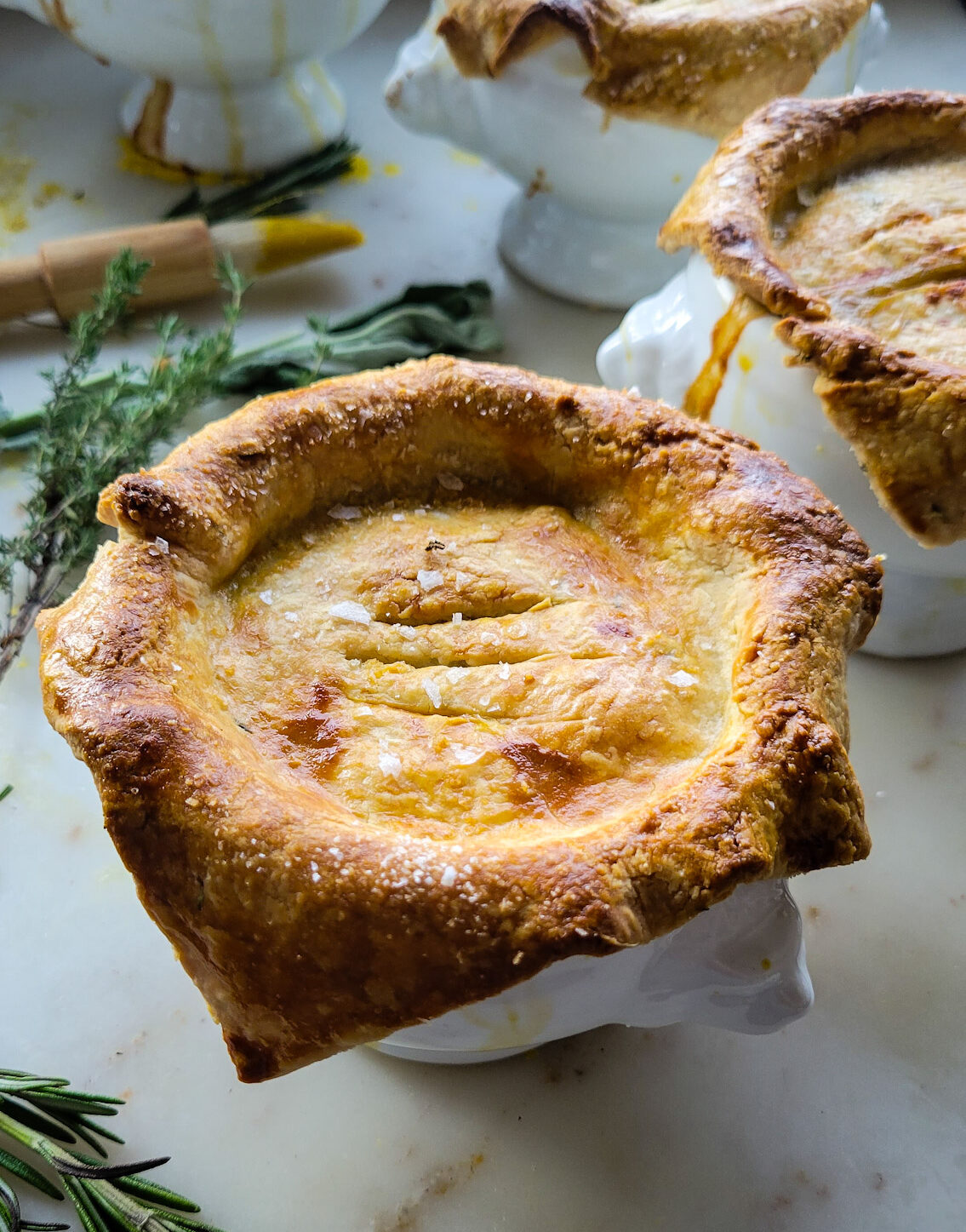 Turkey Pie With Shortcrust Pastry