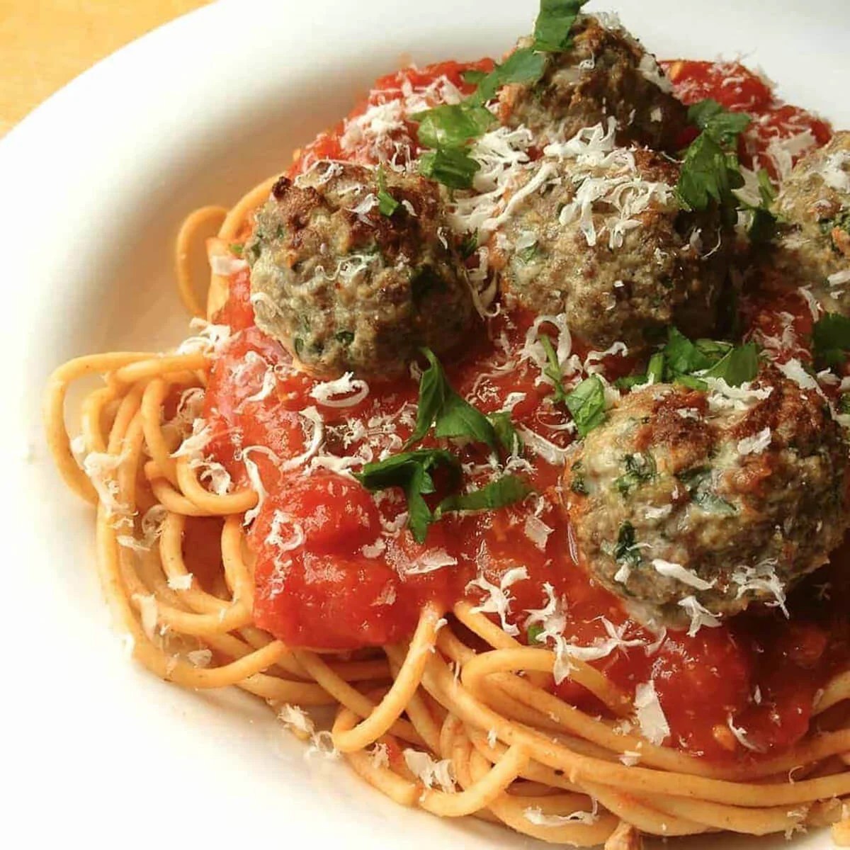 Baked Beef and Ricotta Meatballs The Lemon Bowl®