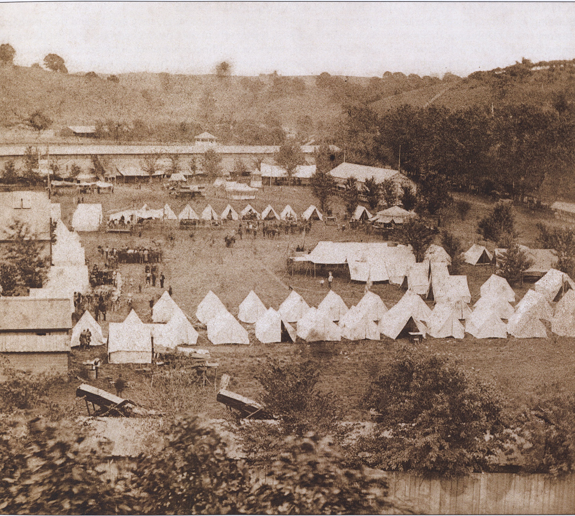 The National Military Encampment at Dubuque 1884