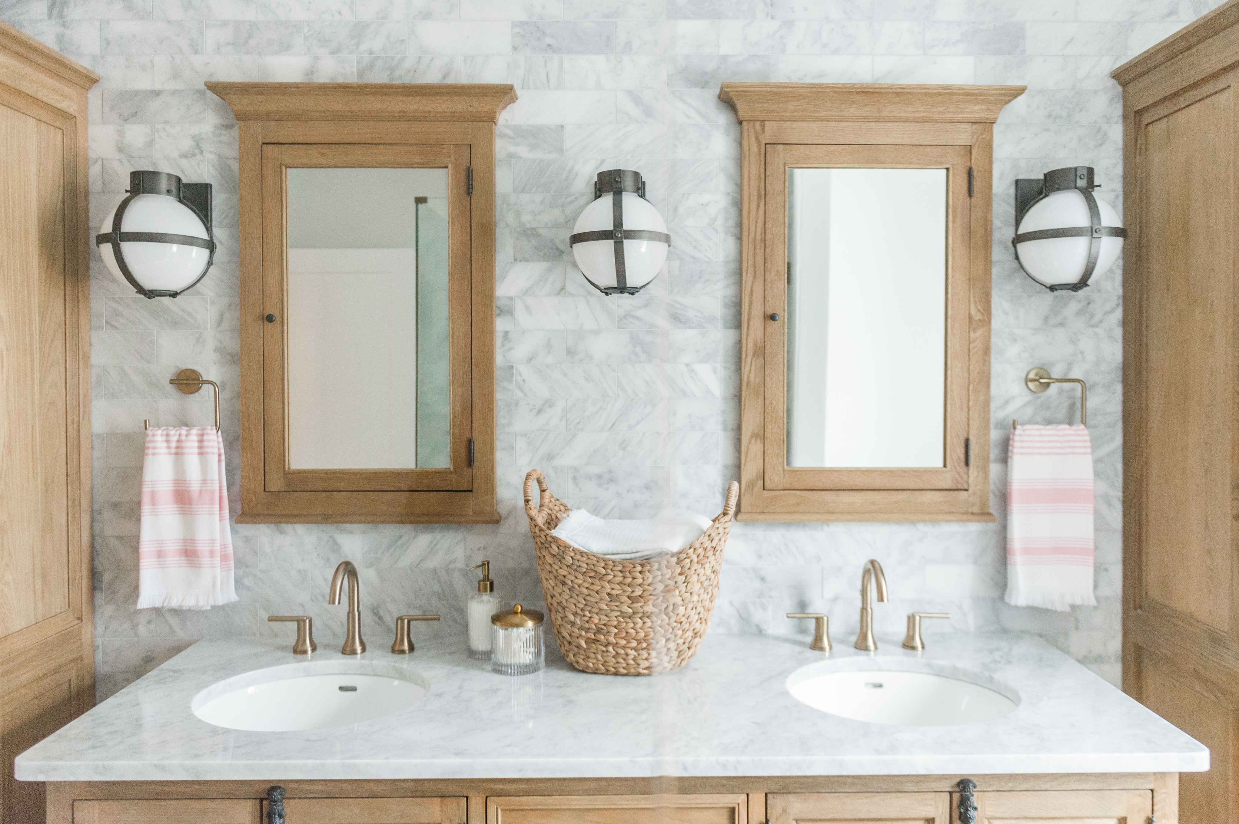 Modern Boho Bathroom Renovation Reveal The Leslie Style