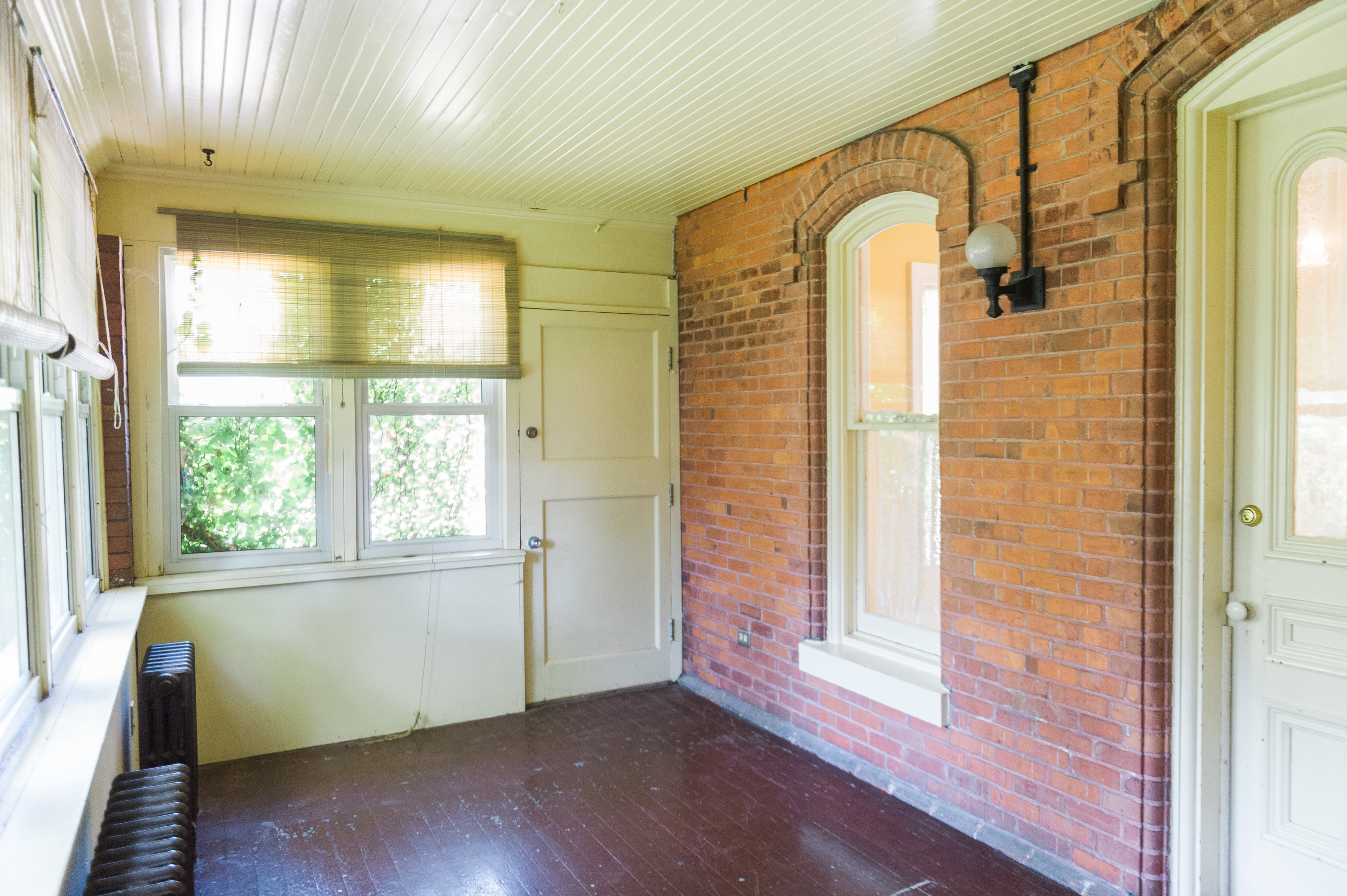 From Dilapidated Covered Porch to Enchanted Private Dining Room The