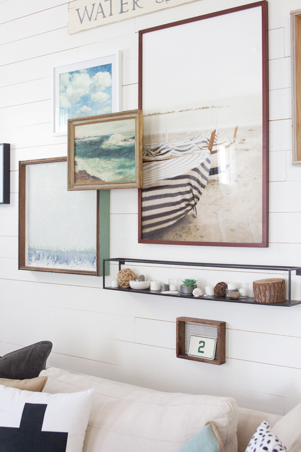 How To Create A Layered Gallery Wall (DIY Picture Frame Riser) The Lettered Cottage
