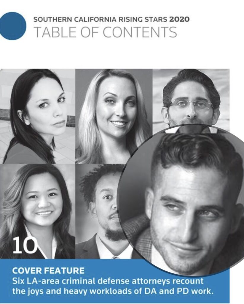 Southern california rising stars 2020 THE LEVENTHAL FIRM