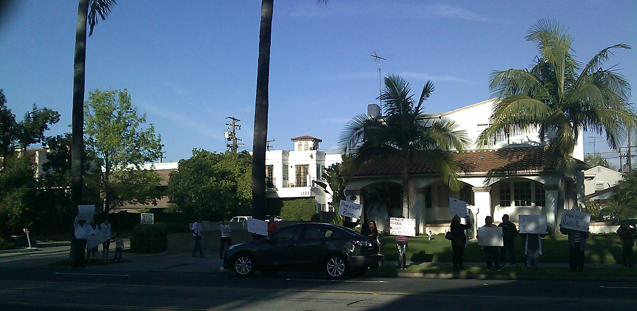 Vega Stages Protest at Alfredo Amezcua’s Office The Liberal OC