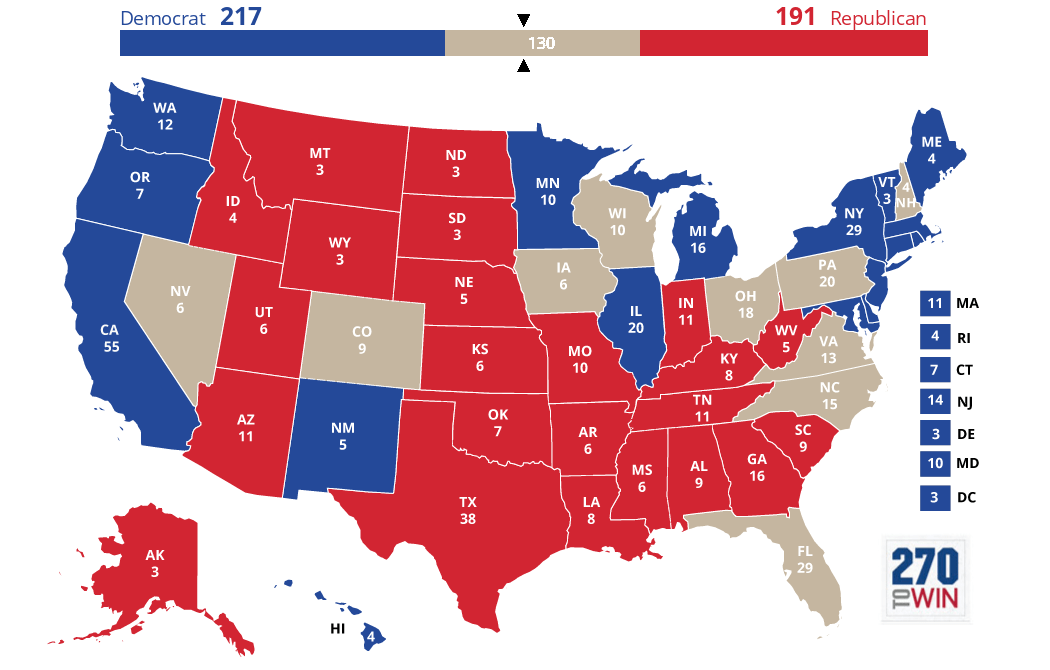Clickable Us Map Electoral Law Professor Suggests Electoral College Should Step in to Save America