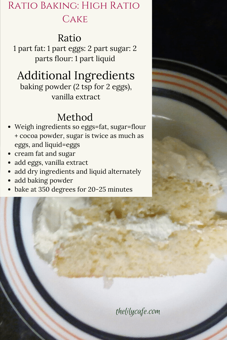 Details 79+ basic cake ingredients ratio super hot awesomeenglish.edu.vn