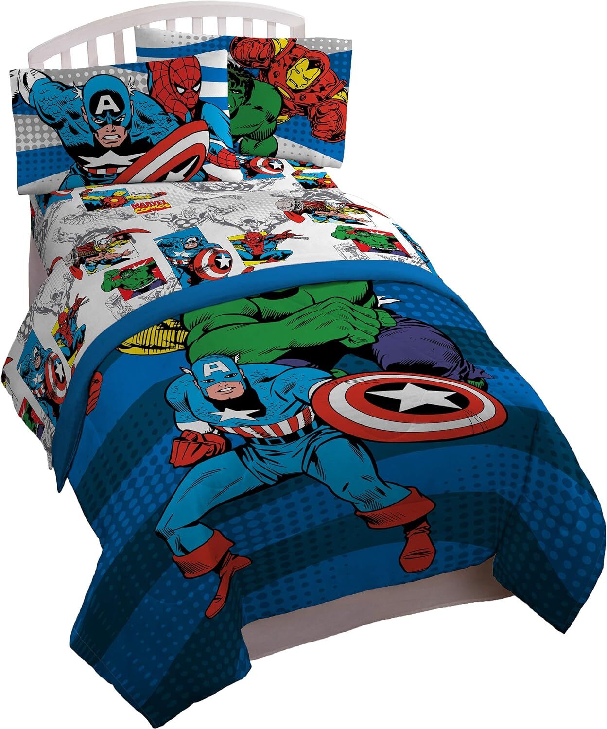 Avengers Good Guys Twin Bed Set