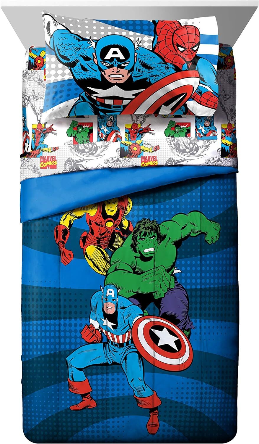 Avengers Good Guys Twin Bed Set