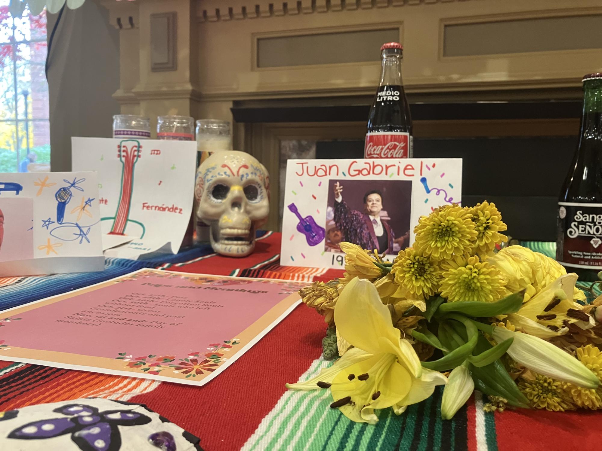 Ofrenda in Fred Meyer Lounge allows Linfield community to partake in the Day of the Dead The