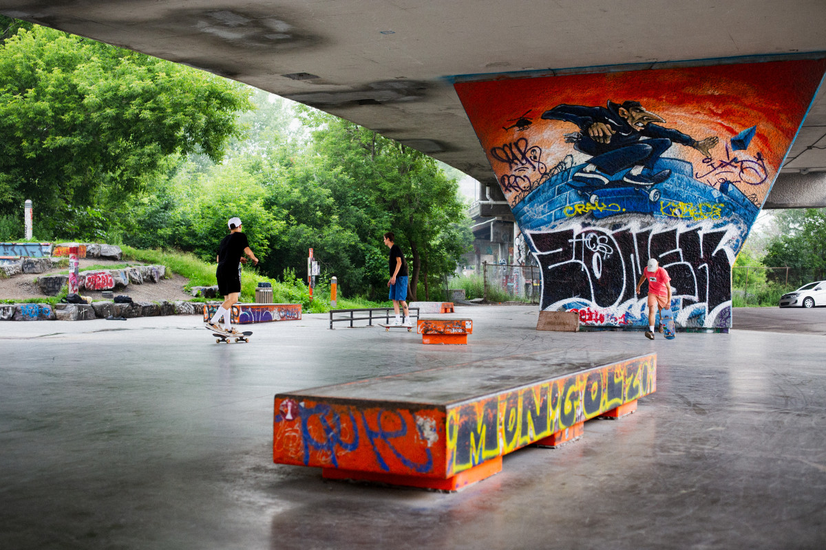 An Afternoon Under the Van Horne Overpass Sports The Link