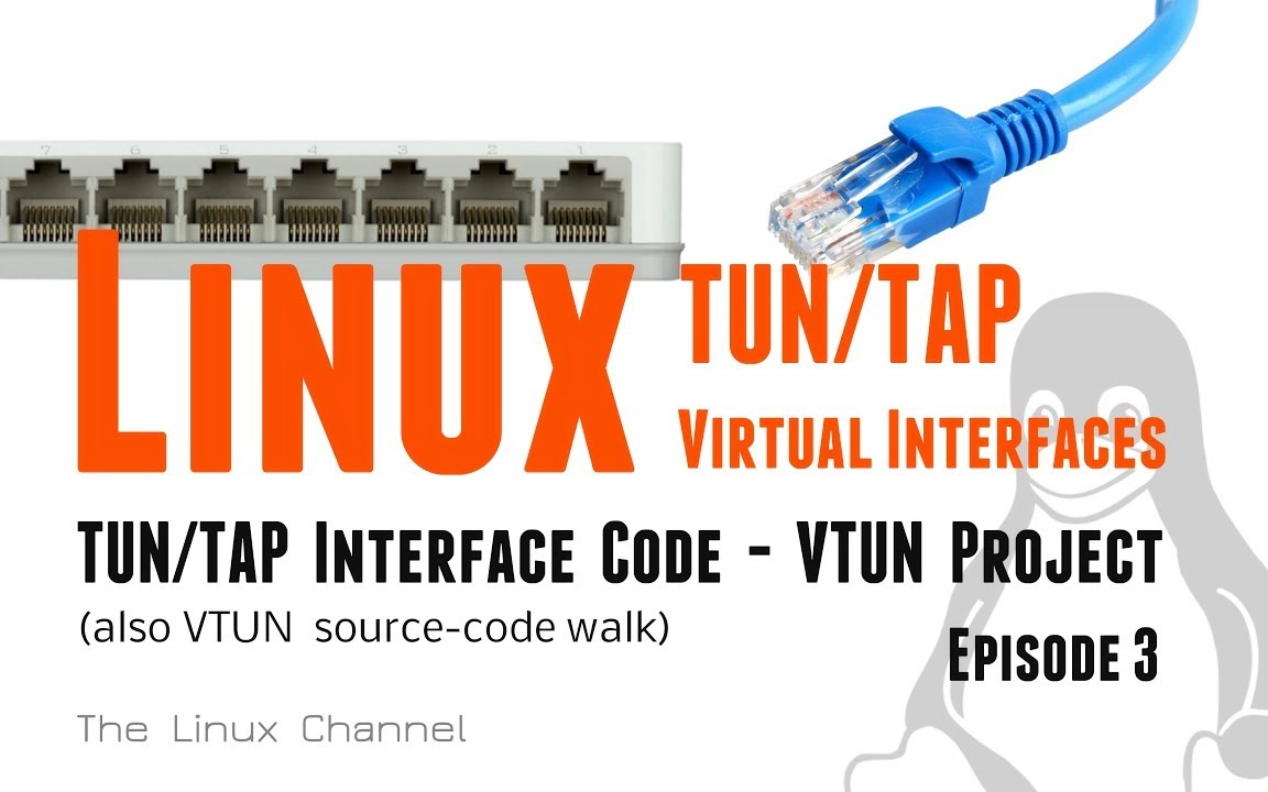Linux TUN/TAP virtual network interfaces VTUN Project Source Code