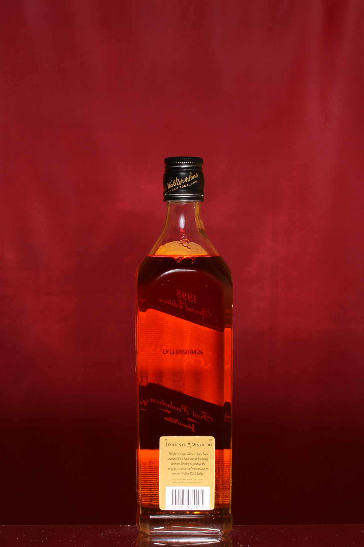 JOHNNIE WALKER BLACK FIRST PRODUCTION The Liquor Collection