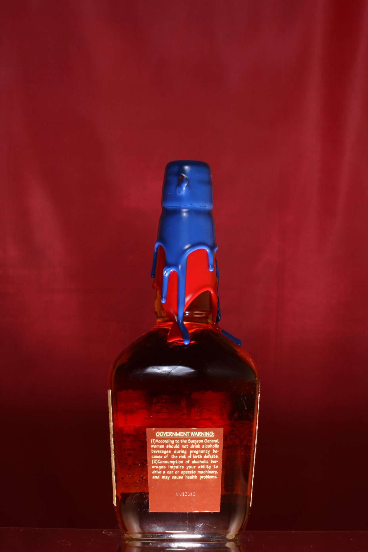 MAKERS MARK BLUE/RED WAX The Liquor Collection