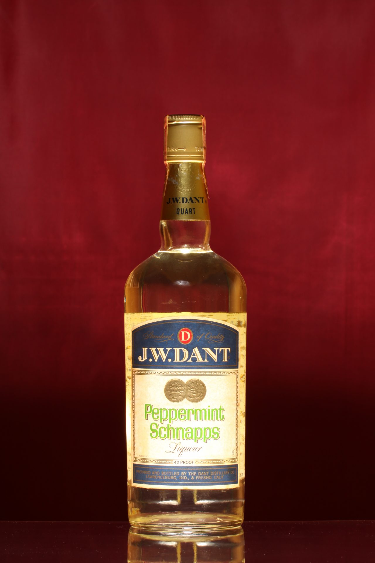 PEPPERMINT SCHNAPPS DANT The Liquor Collection